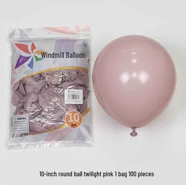 Windmill Pattern 10" Round Latex Balloons - Pack of 100 for Weddings & Birthdays