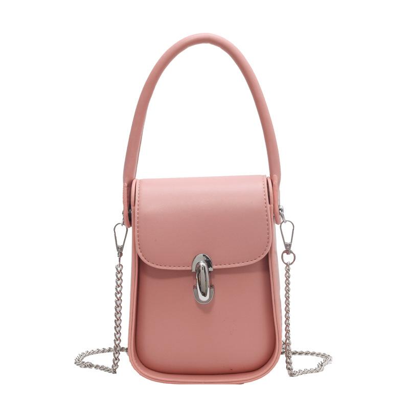 Portable small bag women's new fashion small square bag summer simple chain shoulder messenger bag