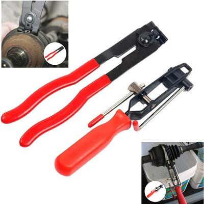 2Pcs with Cutter CV Joint Boot Clamp Pliers Hand Installer Vacuum Hose Clamping Plier Car Repairs