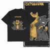 Unisex Vintage Cat Graphic Tshirt Retro Distressed Slogan Print Short Sleeve Tee Streetwear Unisex Unisex Cat Lover Humor Tops Gift