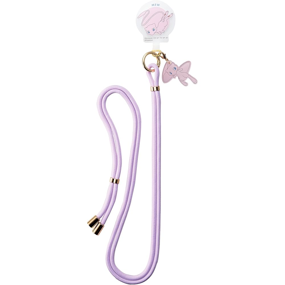 Pokmon Shoulder Strap 4 Mew Adjustable Design Durable Material Generic Accessory