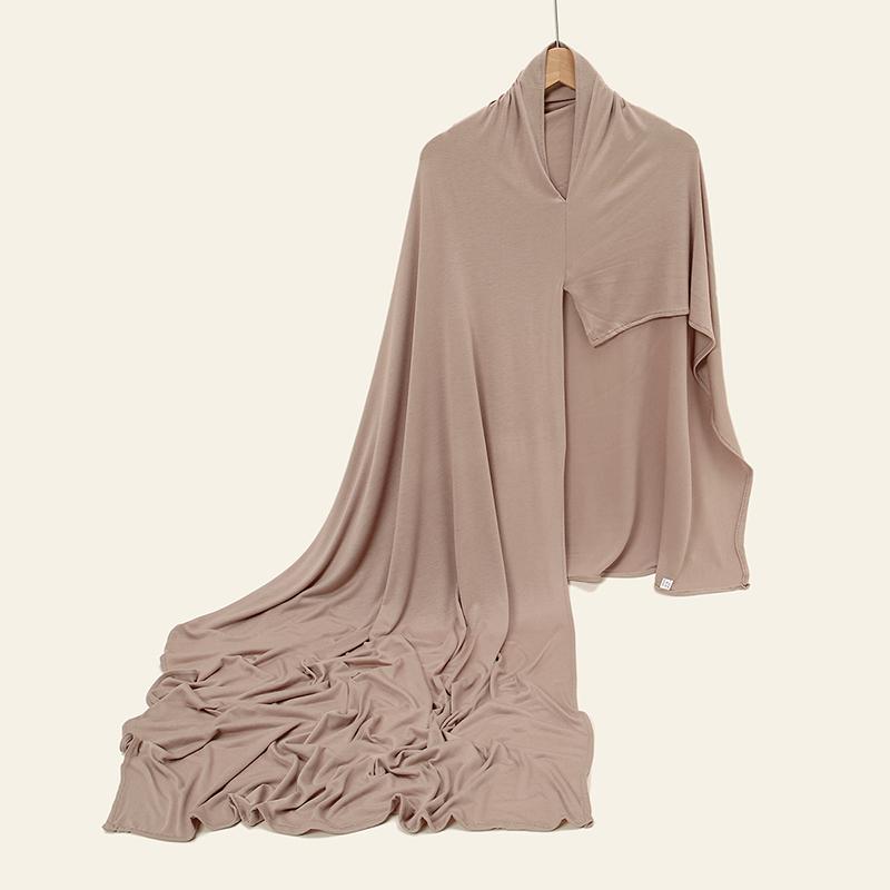Jersey Hijab Instant Scarf Muslim Woman Bonnet Shawl Lady Long Wraps Church Prayer Turban Headband