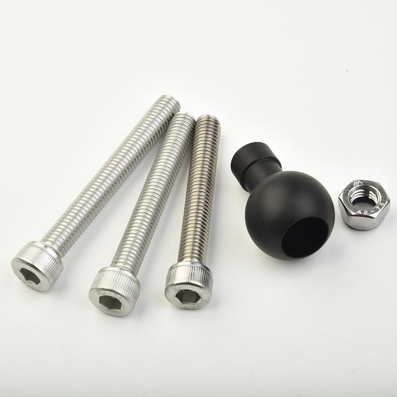 GPS Accessories Clamp Base Motorcycle Clamp Base Motorcycle W/ 1\\\\\\\" Ball Accessories Handlebar 6061 Aluminum Alloy