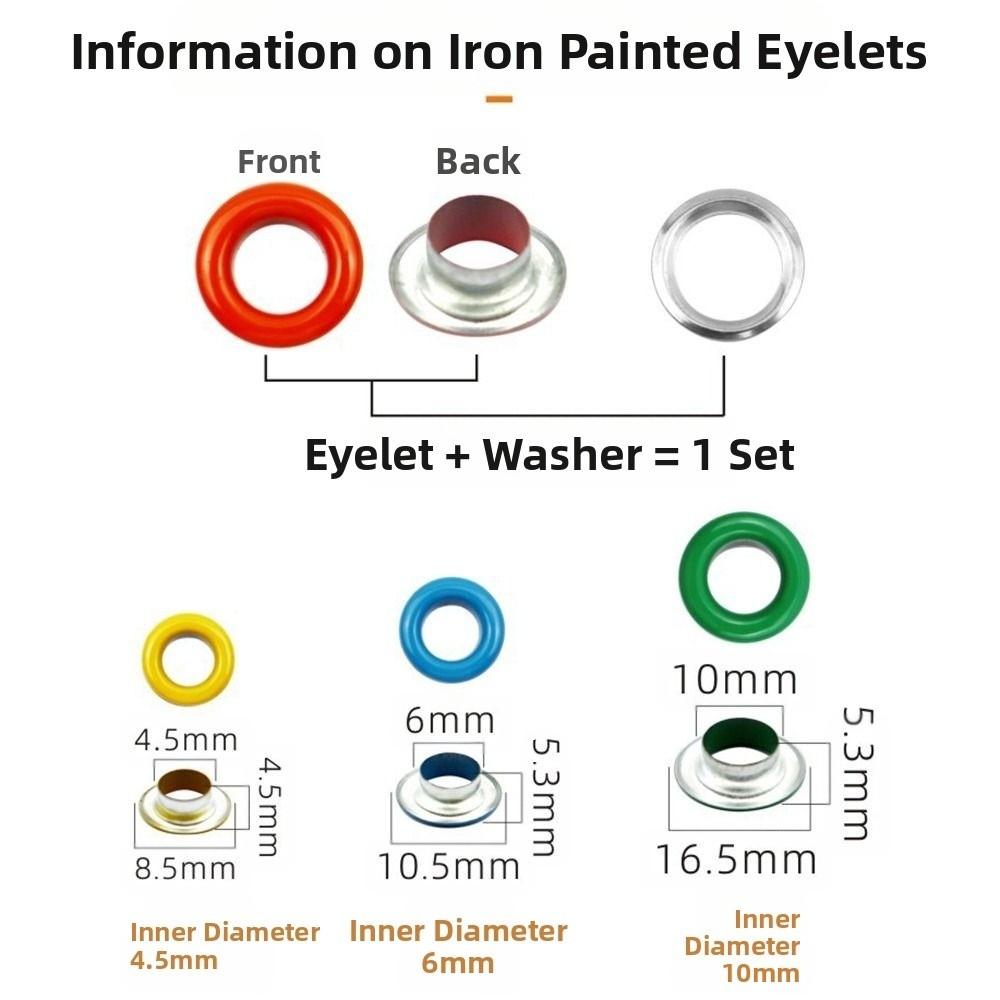 Labor-saving Punching Grommet Eyelet Pliers Kit Metal Hole Punch Pliers Set  Scrapbooking