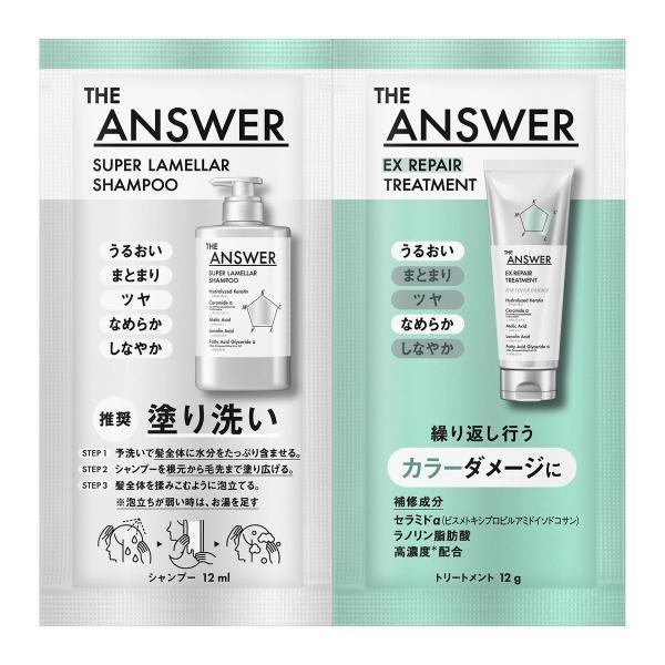 Kao THE ANSWER Shampoo and Treatment Trial Set