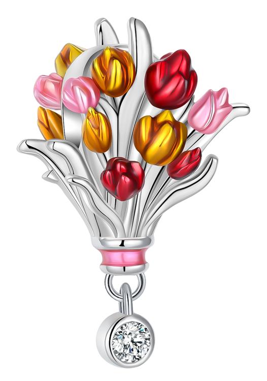 Authentic copper Red Charm Bead Charms Heart Cherry Strawberry Flower Fish Bead Charms Ideal For Necklaces Do It Yourself Bracelets Present Jewellery