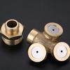 Hicello Brass Fountain Nozzle Sprinkler Heads for and Other Water Spray Irrigation Systems 8-Piece 1/2" Heads, Multi-Direction Gardening, Lawns,