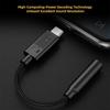KZ AM02 Decodificador Portátil Amplificador de Auriculares de Audio de Grado Profesional Adaptador Digital Tipo-C a 3.5mm para EDX Castor pro ZS10 PRO