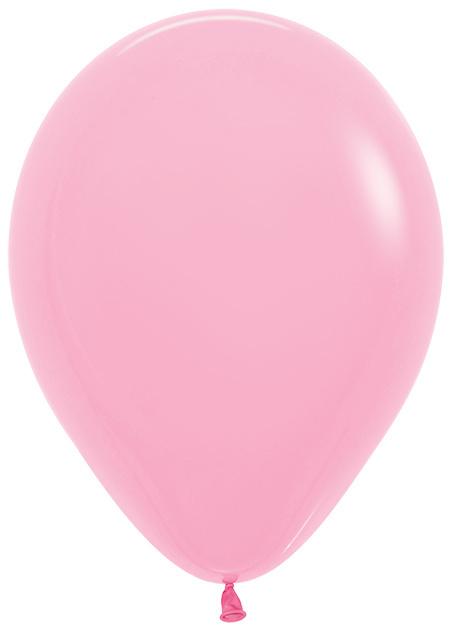 Ballon 30 cm, bubblegum roze, Sempertex kwaliteit