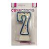 Anniversary House Polka Dot 7th Birthday Candle