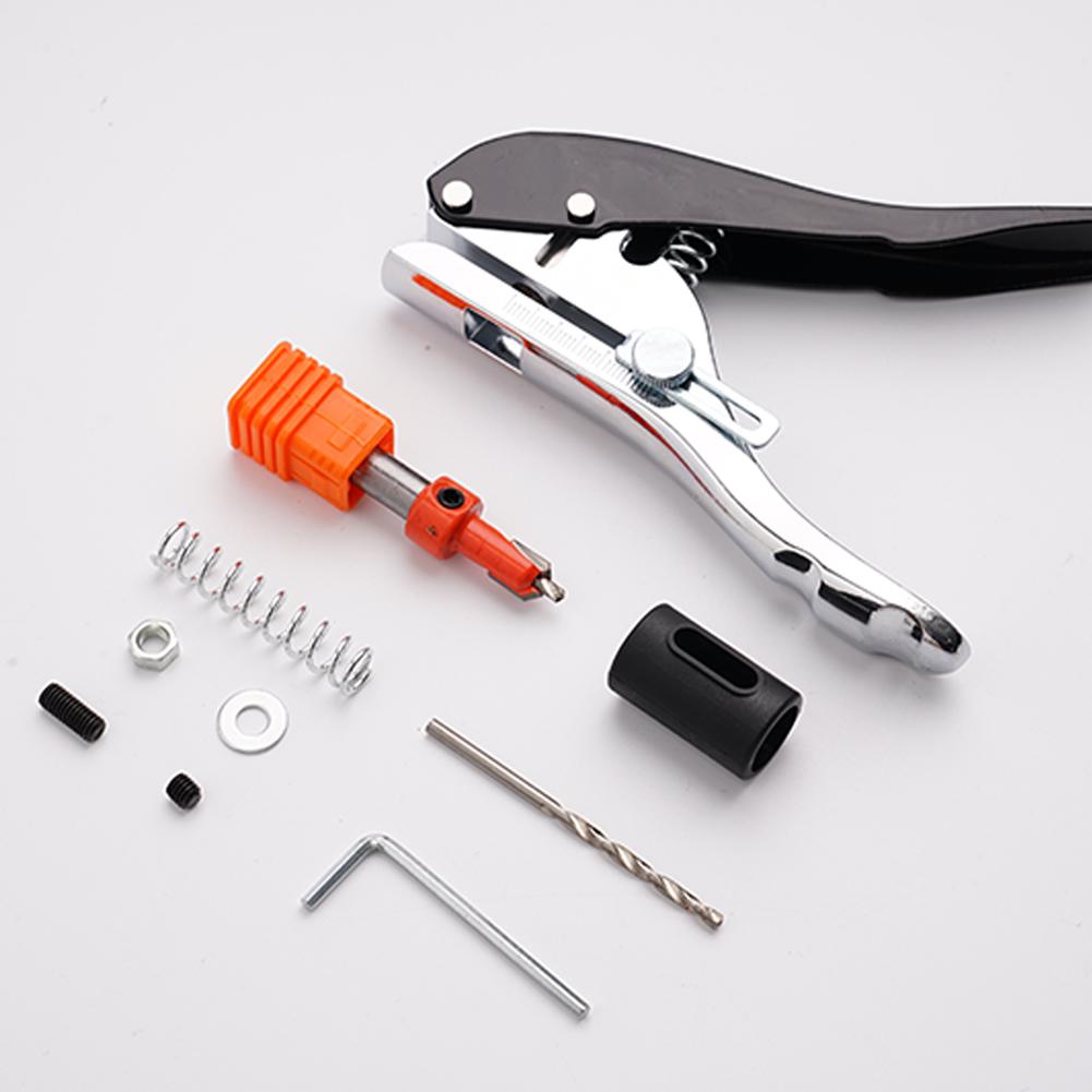 Paper Puncher Screw Covers Hole Punch Aperture Round Punch Pliers Credit Photo Paper Card Corner Round Puncher Plier Tool 8/10MM