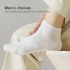 5Pairs Men Combed Cotton Socks Double Needle Antibacterial Black Casual Business Breathable High Quality Male Sock Size39-45
