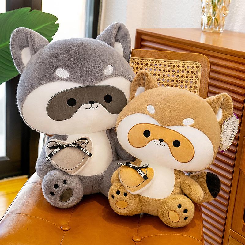 New Cute and Creative Big Tail Raccoon Plush Toys Raccoon Doll Doll Rag Doll