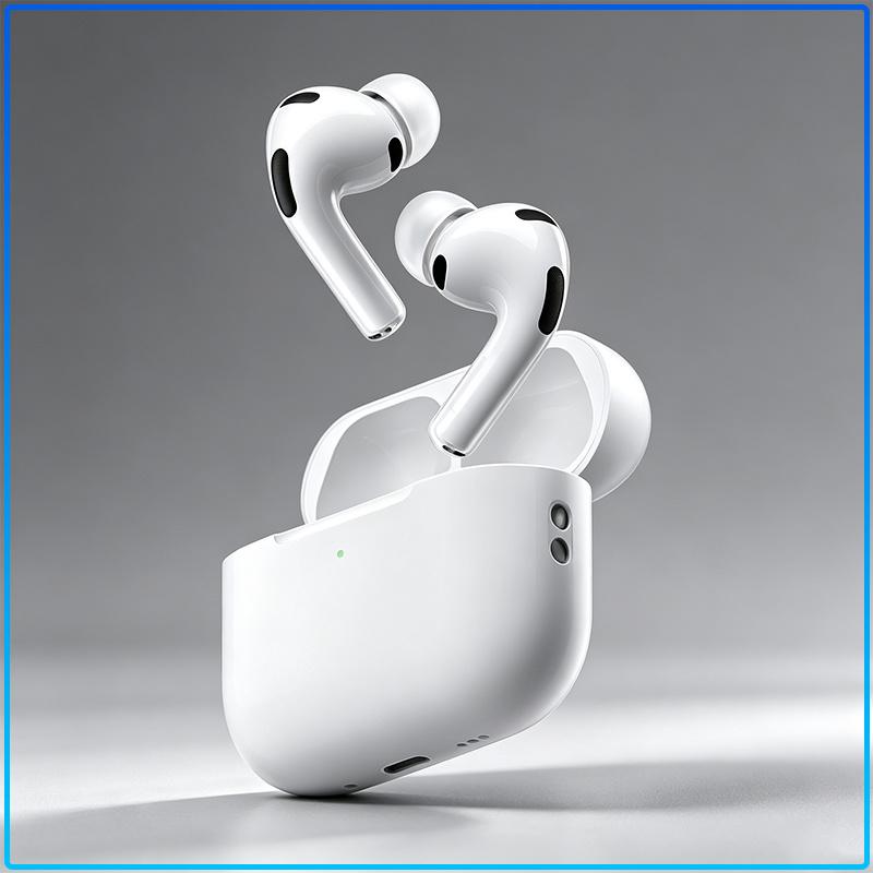 Ultimate Sound Experience AirPods Pro 3 Bluetooth Earbuds Built-in Noise Cancellation System IPX4 Daily Sweat Resistant Comfort Fit Wireless Earphones