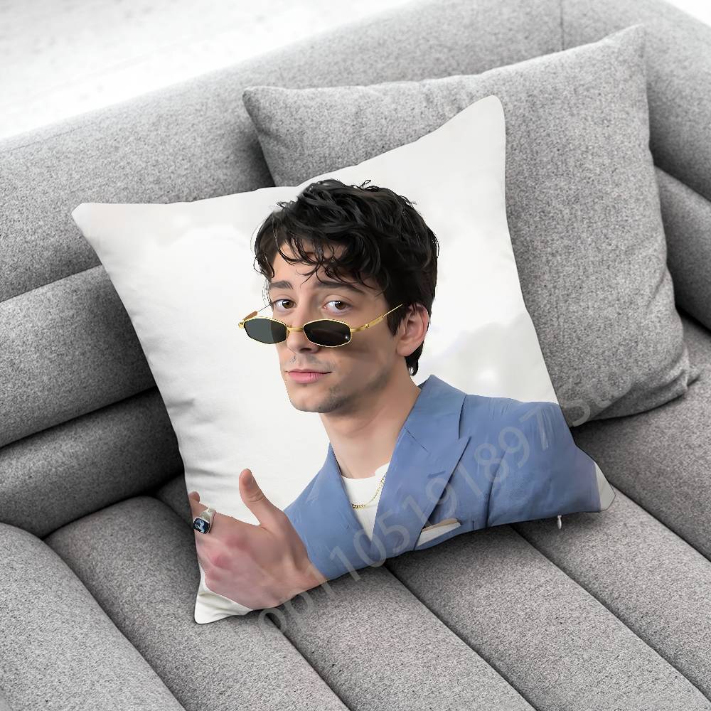 Throw Pillow Case For 30cm 40cm 45*45cm 50cm 55cm Square Sofa Pillowcase Shell M-Milo Manheim America Actor