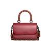 Rogue 22 Lock Closure Glove Tanned Leather Shoulder Crossbody Handbag Small Women Handbags Crimson C6860-V5LOK