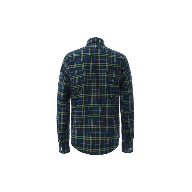 Burberry Shirt Men's Blue Green Plaid 80010131