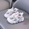 LED Light Shoes Children's Alphabet Webbing Mesh Breathable Light-emitting Shoes Boys and Girls Sports Shoes 21-30