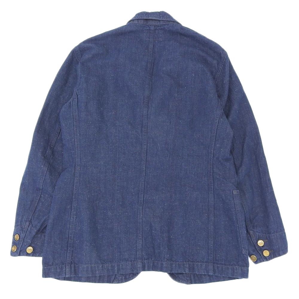 RRL Men's Indigo Cotton Hemp Denim Sport Coat Jacket, Size M Jacket M IndigoUsed