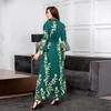 AB170 Bestickter Netz-Bademantel: Elegantes muslimisches Abendkleid für Damen für Herbst/Winter