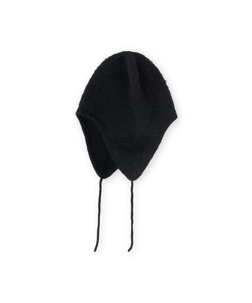 Beulaunyadeu Brushed Earflap Beanie, Black
