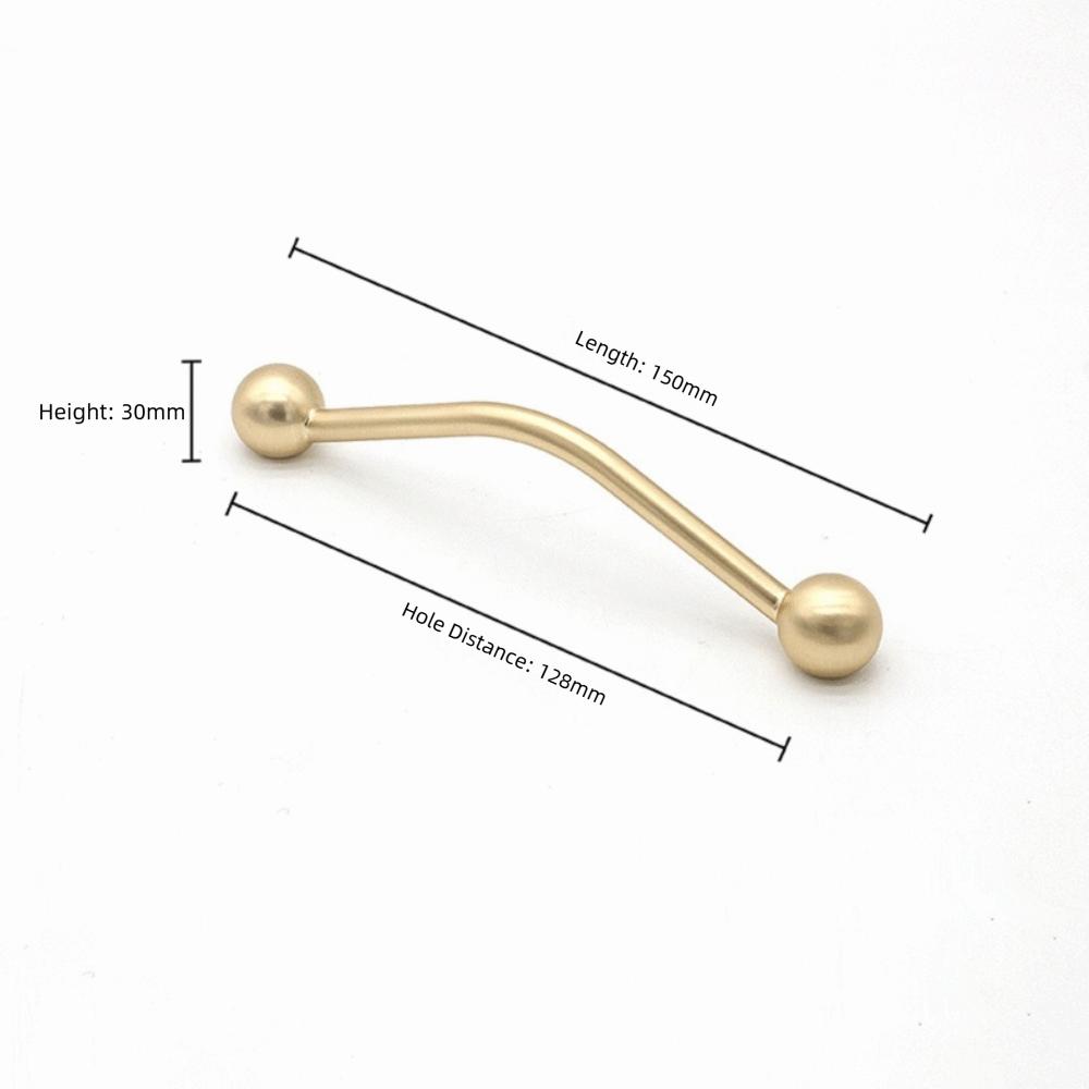 Zinc Alloy Wardrobe Door Handle Nordic Minimalist Drawer Handle Cabinet Knob Bedroom Wardrobe