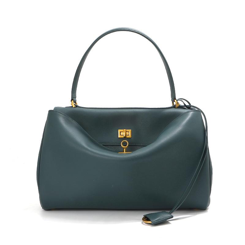 Geschenkbox, erste Schicht Rindsleder Rodeo Tragetasche, Handtasche, Schultertasche unter dem Arm, großes Fassungsvermögen, fortgeschrittener Pendelverkehr.