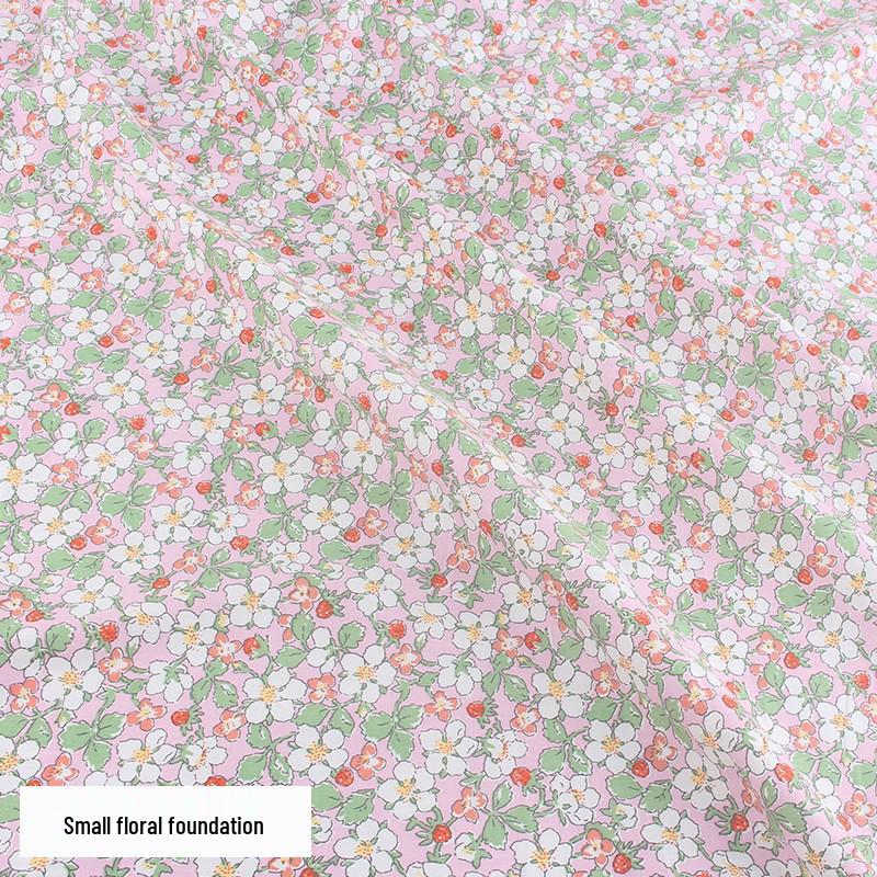 Strictly Selected Floral Print Cotton Twill Fabric for Baby Dress & Kids' Bedding