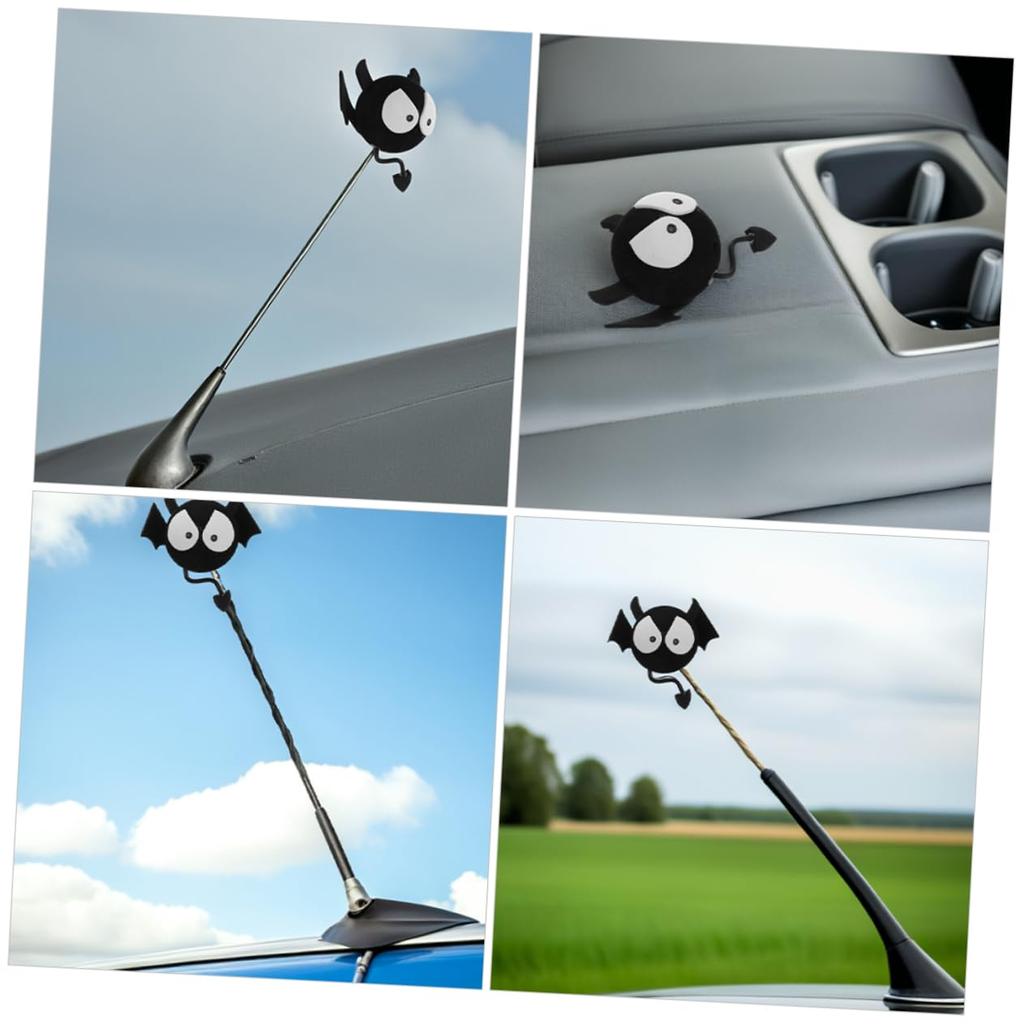DEARMAMY 3pcs Car Antenna Decoration Vehicle Accessories Car Antenna Topper Decoration Hanging Truck Ball