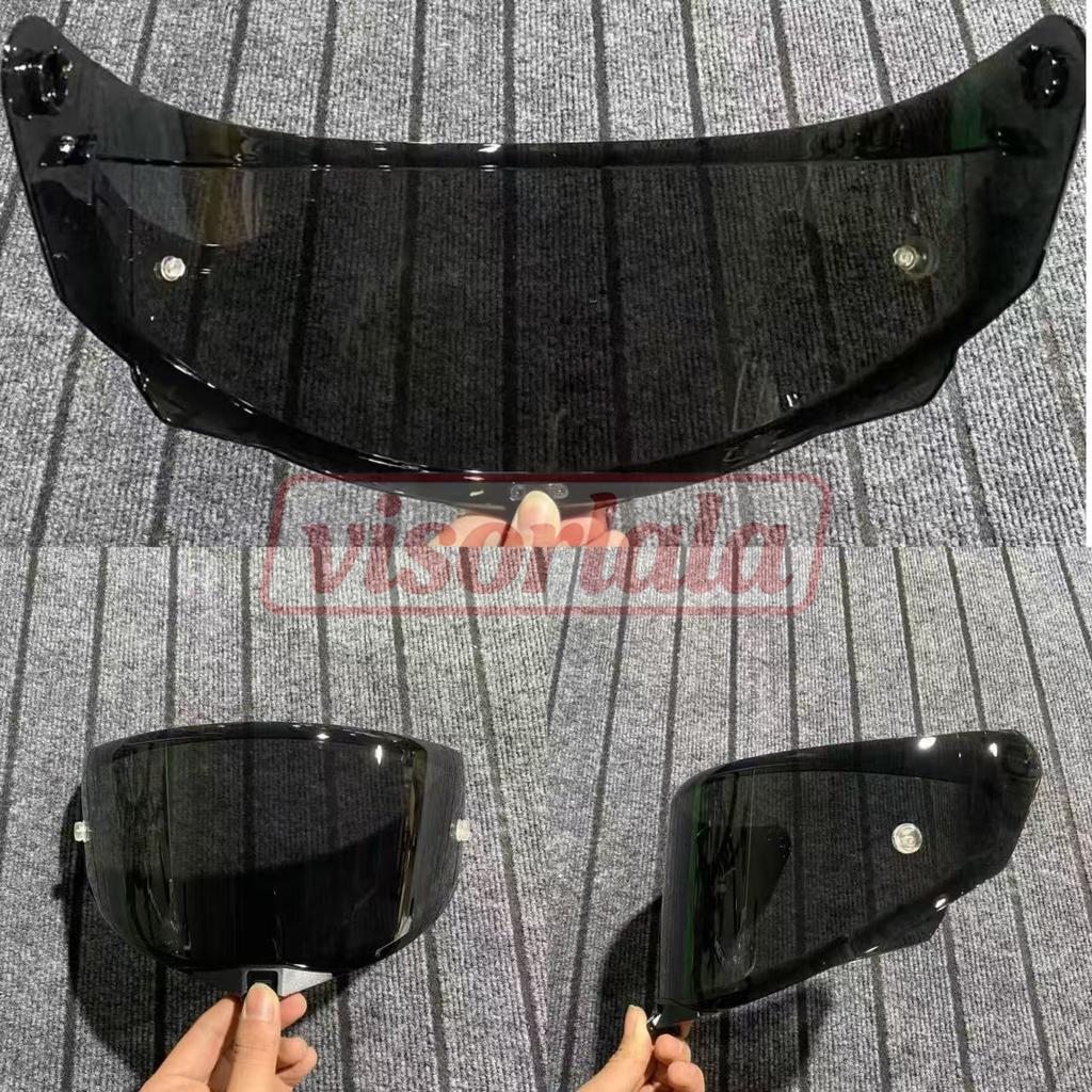 Motorradhelm Visier für KYT TT Revo Helme Ersatzlinse Schild Windschutzscheibe Glas Brille für KYT