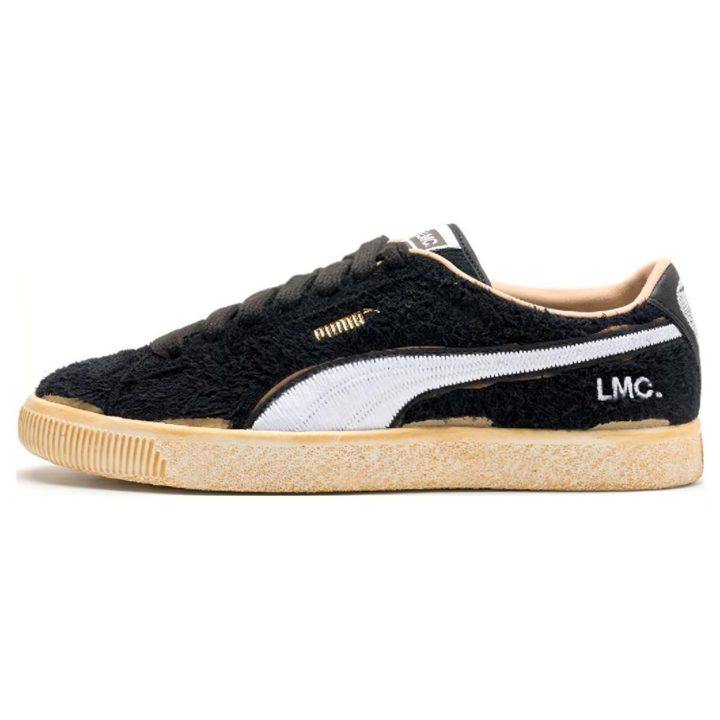 Puma Lmc X Suede Vtg Low Top Sneakers Men Sneakers Black White 394817-03