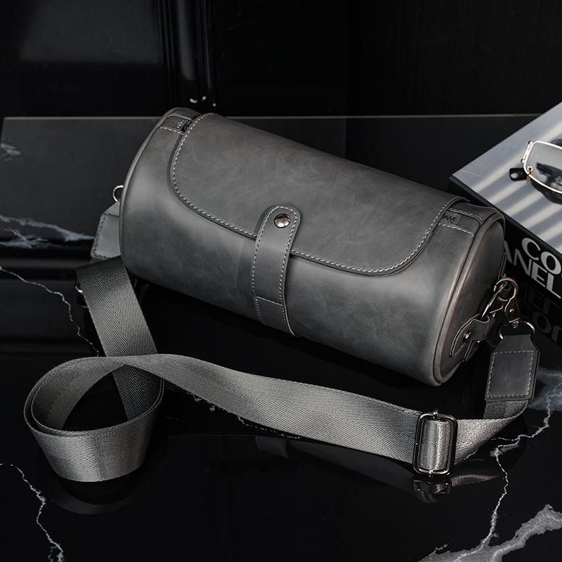 

Korean Retro Crazy Horse Leather Men s Backpack