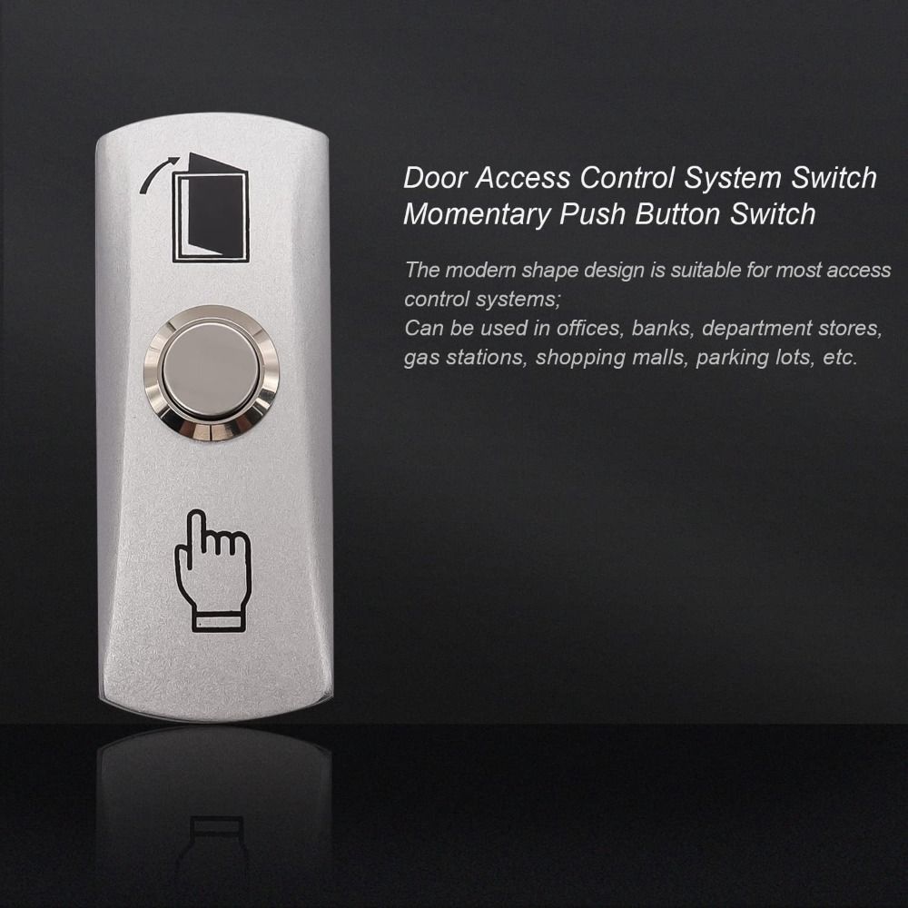 Zinc Alloy Access Control Button Waterproof Door Exit Button Professional Door Opening Switch Gate