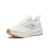 Anta Running Collection Anti Slip Wear Resistant Low Top Running Shoes Women's White Silver Sneakers 122435505R-3