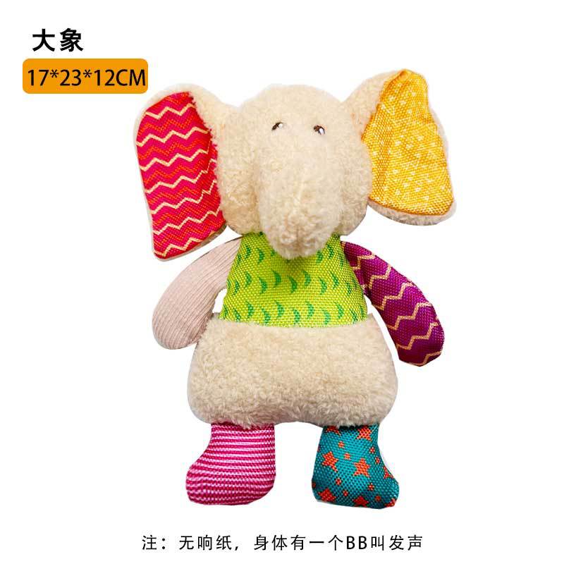 Cross-border New Style Plush Pet Dog Toy Dolphin Sounding Sniffing Puzzle Stress-relief Training Food-hiding Supplies