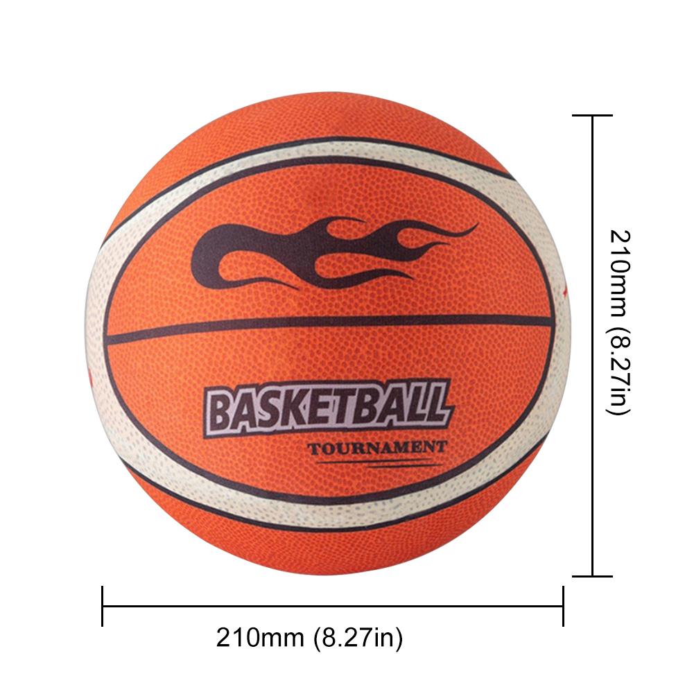 18/21/24cm Silent Basketball High-Resilience Quiet Basketball Size 3/5/7 No Noise Basketball for Various Indoor Activities