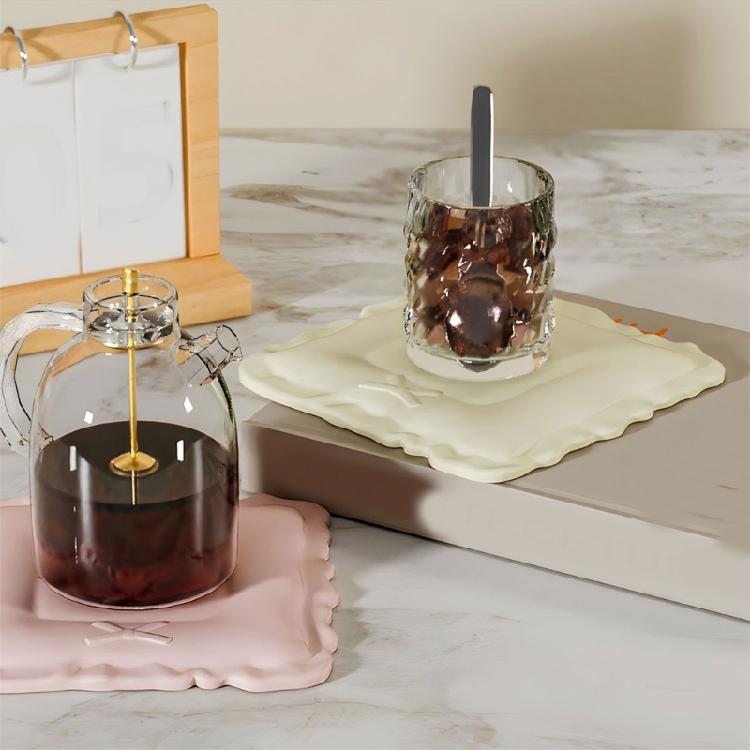 Heat Resistant Food Grade Silicone Mold For Crafting Unique Coaster Decoration Tableware Crafts Making Mould