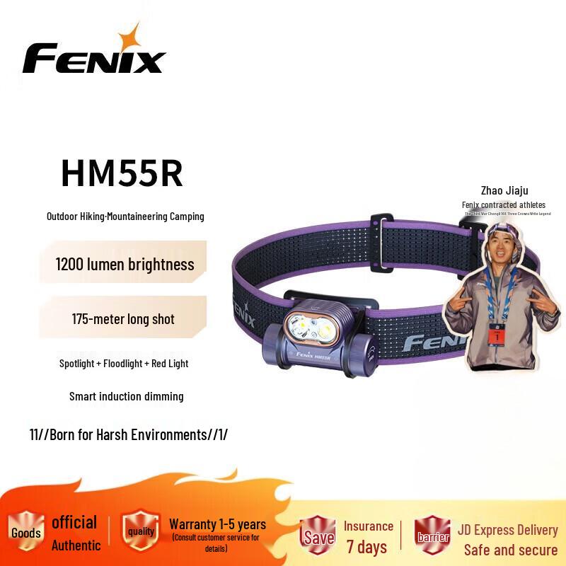

Fenix HM55R Rechargeable Trail Running Headlamp