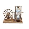 Retro Crystal Ball Hourglass Timer Ornament for Home and Wine Cabinet Décor
