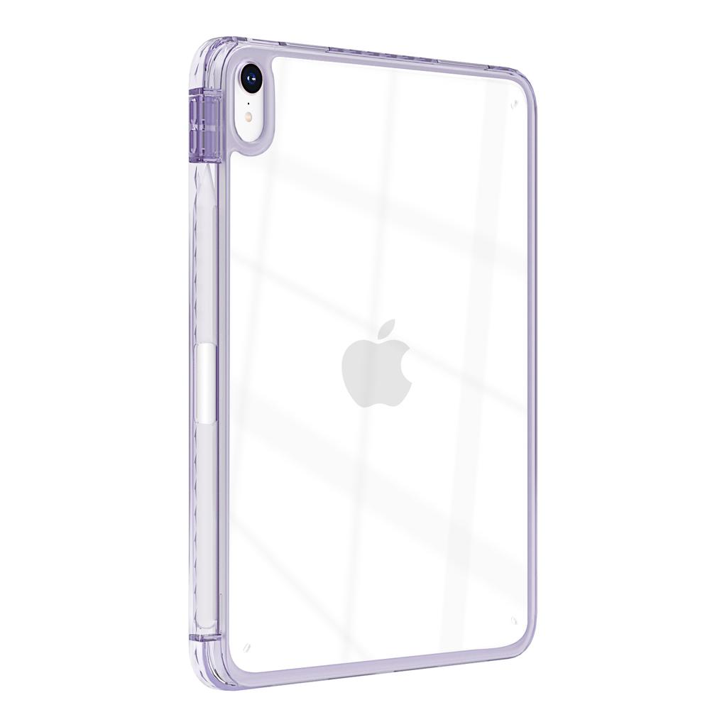 For iPad (2025)/10.9 (2022) Case Clear TPU Tablet Protective Cover with Pen Slot
