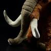 33cm Lifelike  Elephant Mammoth Doll Mammoth Lifelike Soft Stuffed Plush Toy Mammuthus Primigenius Animals Model Kids Christmas Gifts