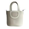 Luxury Women's Cowhide Basket Bucket Bag