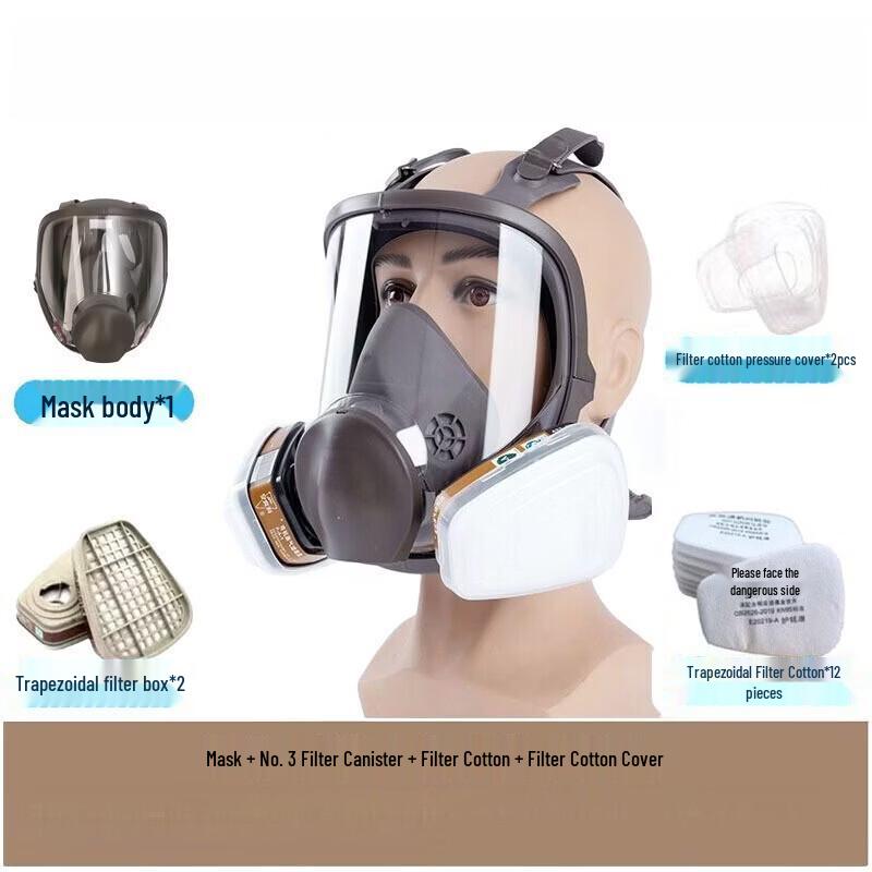 lieve Full Face Gas Mask Kit