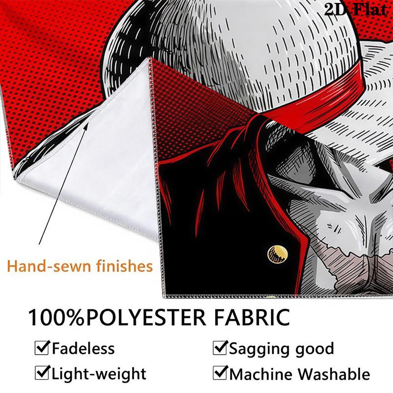 Luffy D Wall Tapestry Aesthetic Wall Hanging Printed Fabric Blanket Decorative Tapestries For Bedroom Living Room Home Decor