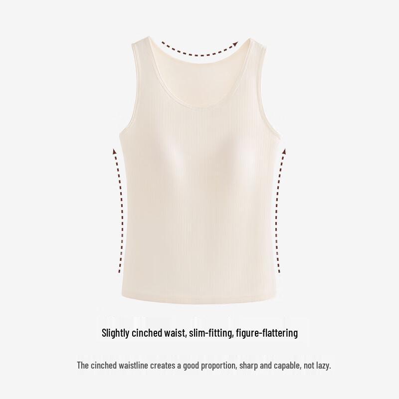 Aimer Women's Summer Built-in Bra Pad Vest Top