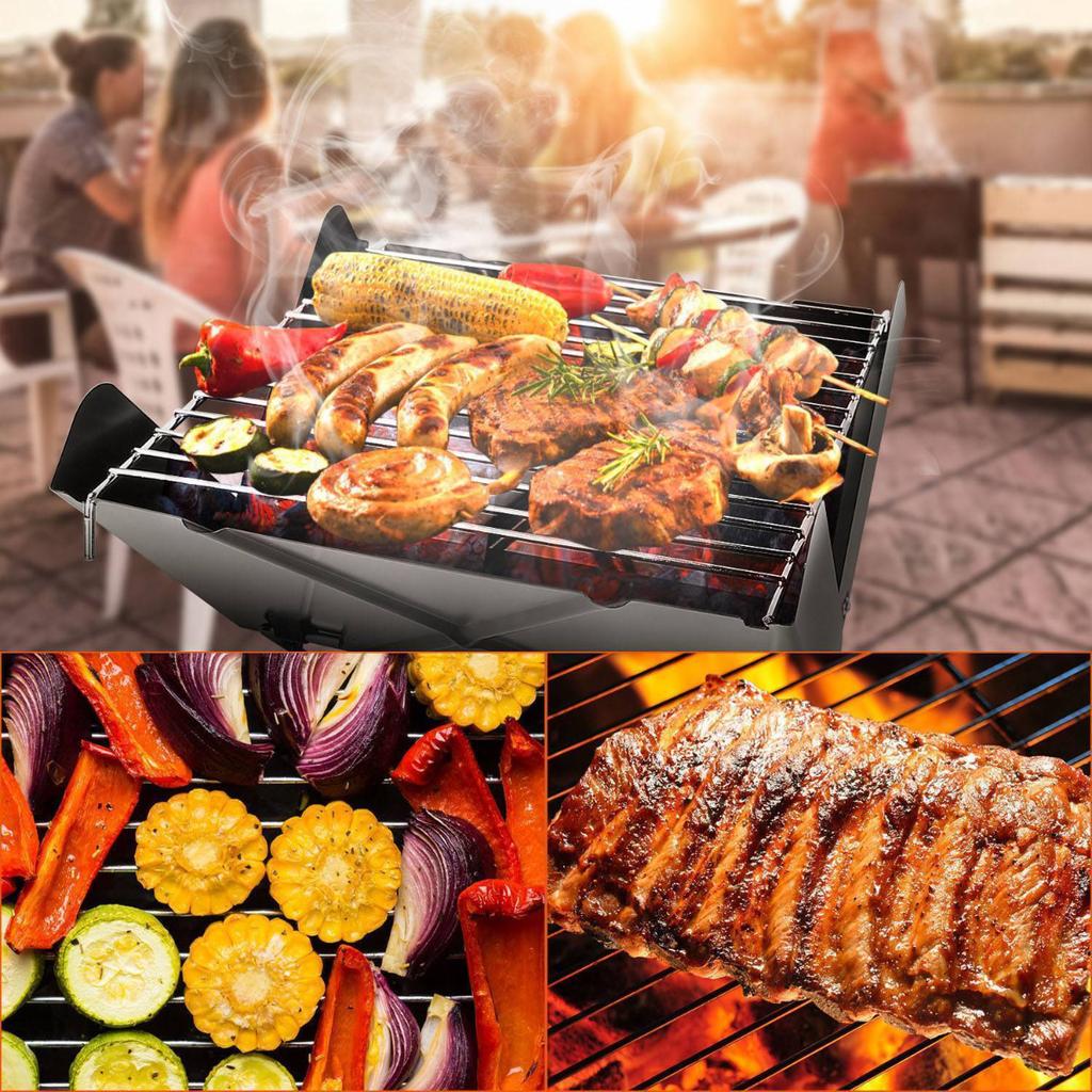 TG71416 Folding tourist grill, portable round charcoal grill, mini grill grate