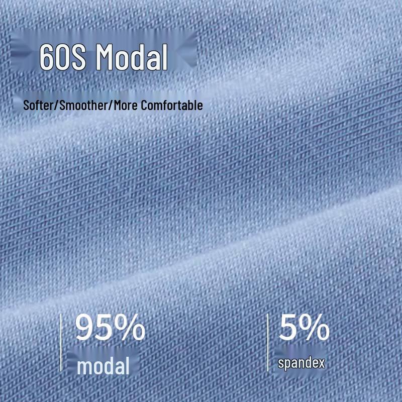 Langsha Men's Modal Anti-Chafe Sports Boxer Briefs