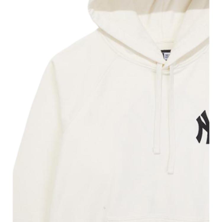 New Era Mikiny Unisex Bílé S Kapucí (Nerozebíratelné) Střední 14860813