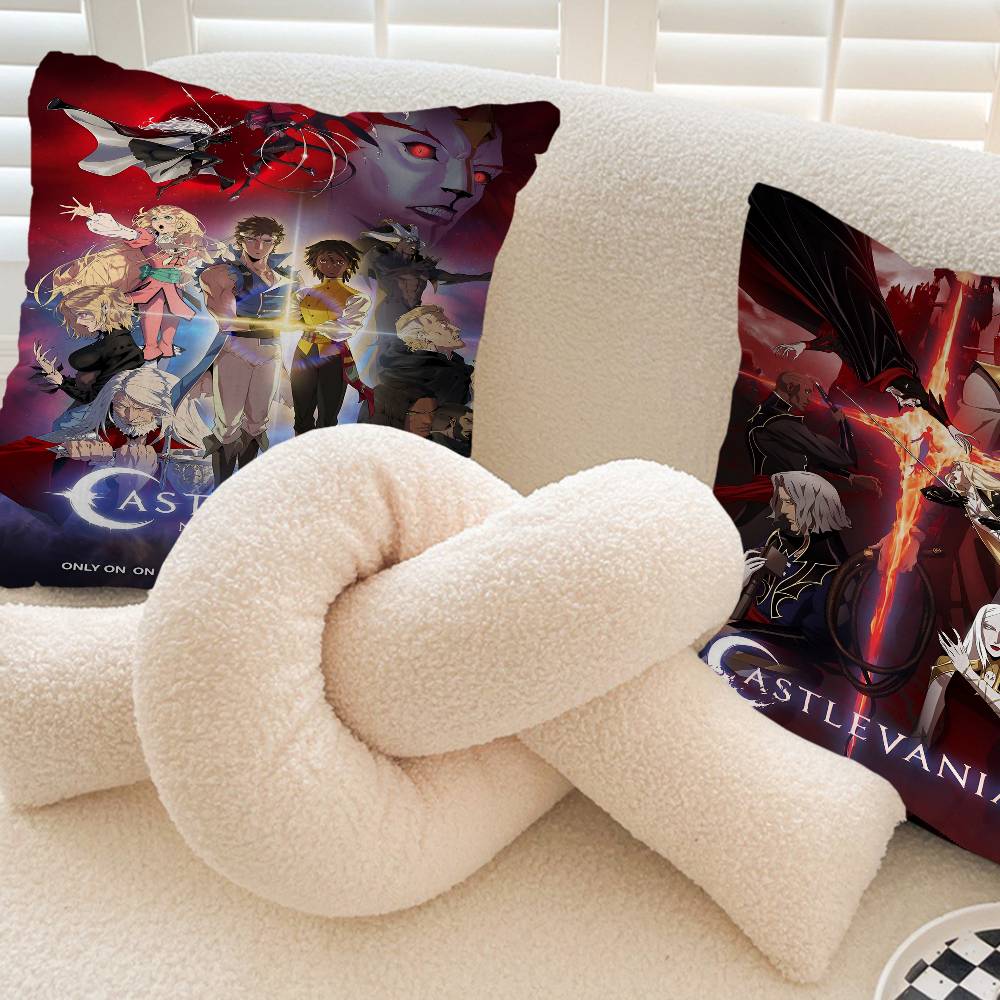 Anime Game C-Castlevania Maple Design Cushion Cover Happy Autumn Harvest decor Holiday Decorati Pillow Cover