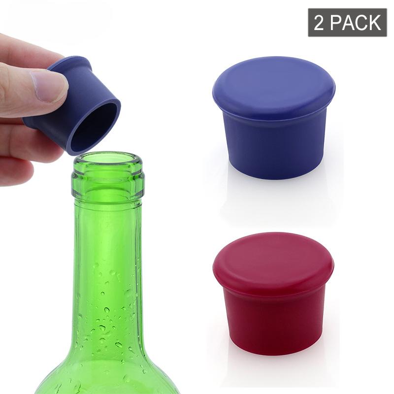Silicone Bottle Stopper Environmentally Friendly Red Wine Bottle Cap Universal Beer Sealing Stopper Champagne Bottle Stopper
